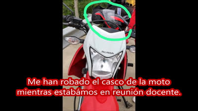 Robaron al Profe Ruralito en Semana Institucional.