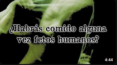 ¿Habrás consumido alguna vez fetos humanos?