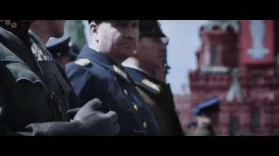 German Delegation in Moscow during Labour Day Parade, 1st May 1941 (HD Colour)