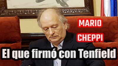 Mario Cheppi, el que firmó con Tenfield, el contrato TV de OFI